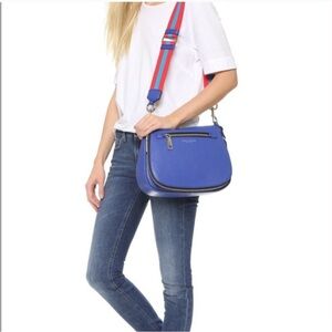 Marc Jacob’s Gotham Saddle Crossbody Bag Summer Cobalt Blue